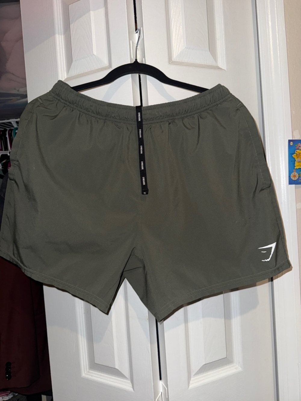 Gymshark Men's Olive Green Training Shorts